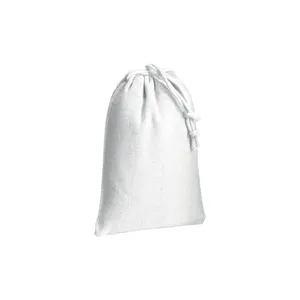 Borsa a Tracolla Personalizzata in Cotone 10x14 con Coulisse per Gadget Promozionali - Product Image 1