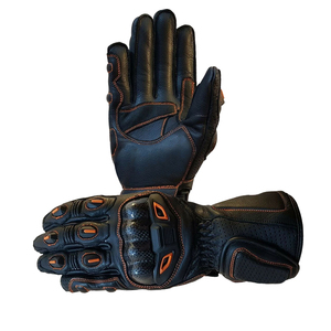 Guantes de Motociclismo de Carreras con Dedos Completos, Nudillos de Fibra de Carbono, Diseño Ventilado y Agarre Antideslizante para Pilotos Deportivos, Logotipo Personalizado - Product Image 5