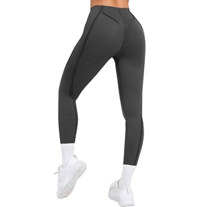 Leggings de sport pour femmes de niveau professionnel, sans couture, respirants, antibactériens, style anglais, grandes tailles, pour la gym, le fitness, le yoga, la course à pied, toute la journée - Product Image 3
