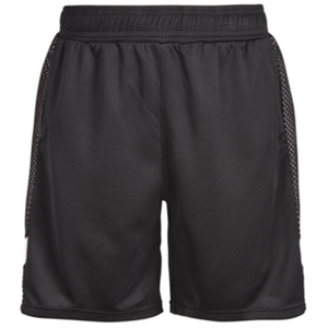 Ideology Bermuda Casual per Bambini a Vita Alta in Tessuto Traspirante con Inserti in Rete e Tasche, Nero, Taglia Media - Product Image 1