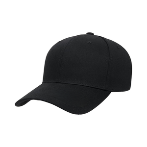 Vente en gros de casquette de baseball structurée en sergé à 6 panneaux à bord incurvé snapback personnalisé solide chapeau de sport vierge hommes femmes OEM ODM décontracté - Product Image 1