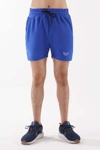 Nuevo diseño de poliéster de peso ligero deportivo con bolsillo con cremallera para gimnasio pantalones cortos para hombres pantalones cortos atléticos para hombres agujero de pierna transpirable - Product Image 3