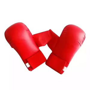 MMA Guantes Sparring Entrenamiento Deportes PU Cuero Mejor precio Guantes DE LUCHA Cuero Grappling Sparring Entrenamiento Guantes de perforación - Product Image 4