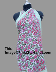 Pareos de algodón puro 100% para mujer, pareo de playa, pareo para fiesta, bufanda, sarong de moda con estampado de bloque - Product Image 1