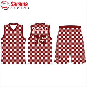 Uniforme de boule de panier Uniforme de boule de panier sans manches Uniforme de boule de panier de logo personnalisé avec sublimation et broderie personnalisées, - Product Image 2