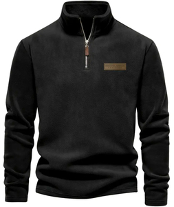 Men's High Quality Long Sleeve Sweatshirt <b>Stand</b>-Up Collar Breathable Knit Fabric Casual Winter Wear Wrinkle-Free Custom Hoodies - Product Image 1