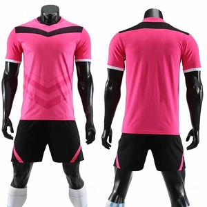 Uniformes de football bleu vert personnalisés par sublimation de vêtements de sport de personnalisation de style vierge - Product Image 6