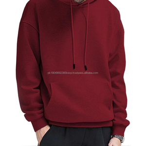 Sudaderas con Puños Elásticos para Hombre, Ropa Urbana Básica, Mezcla de Algodón, Gruesas, 100% Algodón, Sudaderas de Alta Calidad para Hombre - Product Image 1