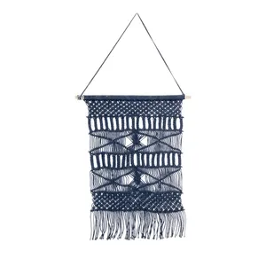 Nuovo stile Macrame Vintage appeso a parete classico tessuto decorazione Dreamcatcher carta da parati prodotti fatti a mano articoli lavorati a maglia moderni