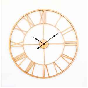 Design unique personnalisé en métal doré décorer les décorations de l'horloge murale restaurant de hall délicat pour les accessoires de maison de vente chaude - Product Image 5