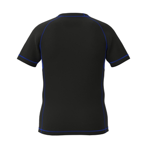 Rashguards MMA personnalisés pour tout-petits, couleur noire, respirants, séchage rapide, manches courtes, entraînement sportif, fitness, compression - Product Image 2