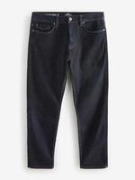 Jean en denim bleu foncé personnalisé pour homme, en coton/élasthanne de haute qualité, taille moyenne, grande taille, coupe décontractée, adoucissant textile