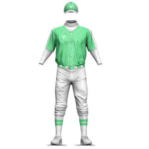 Vêtements de sport d'équipe personnalisés de qualité supérieure ensemble d'uniformes de baseball pour hommes maillot de sport de plein air pour adultes - Product Image 1