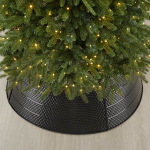 Diseño Premium Collar de árbol de Navidad negro Soporte de base de árbol de Navidad de hierro de alta calidad para artículos de decoración de Navidad - Product Image 4