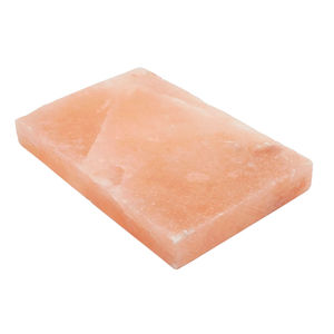 Tuiles de sel de l'Himalaya artisanal naturel de 8*4*1 pouces optimales pour les salles de sel de massage au spa Carreaux de brique de haute qualité de grotte de sel - Product Image 3