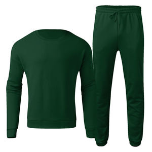 Conjunto Deportivo de Invierno para Hombre, Pantalón y Sudadera de 2 Piezas, 100% Algodón, Traje Deportivo Ecológico con Logotipo Personalizado - Product Image 5
