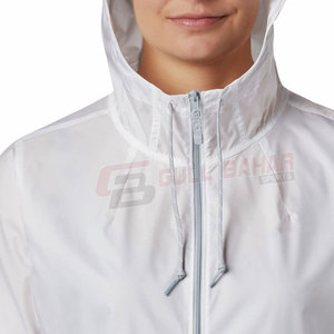 Veste coupe-vent pliable pour femme avec capuche pour les voyages d'hiver, la randonnée et les jours de pluie avec doublure en nylon-Vêtements de plein air - Product Image 5