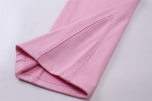 Nuevo estilo personalizado Unisex Jogger pantalones ligeros acampanados Streetwear pantalones de chándal con estampado Puff Logo gráfico pantalones de hombre - Product Image 4