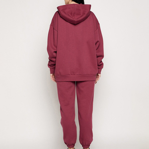 Chándal de mujer, chándal informal liso, chándal de mujer con logotipo de gran tamaño, chándales de mujer, ropa de entrenamiento de dos piezas, ropa para correr - Product Image 3