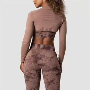 Conjunto de Yoga de 2 Piezas para Mujer, Sujetador Deportivo de Secado Rápido y Leggings Impermeables, Tallas Grandes, Hecho en Pakistán - Product Image 2