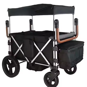Sẵn Sàng Để Tàu Re Keenz 7S + 4 Chỗ Ngồi Xe Đẩy Wagon Đẩy Kéo Gấp Wagon Xe Đẩy Gấp Xe Đẩy Xe Đẩy Giỏ Hàng Với Tán - Product Image 1
