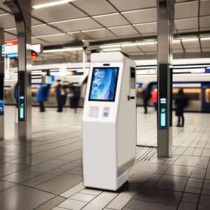 Kiosco Digital de Pie con Pantalla Táctil <span class=keywords><strong>LCD</strong></span> para Uso en Interiores, Señalización Digital, Lector de Tarjetas, Cámara de 5MP, Resolución 1920x1080, SDK - Product Image 3