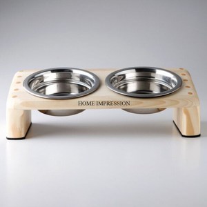 Cuenco de comida para perros de acero inoxidable pulido al por mayor con soporte de hierro, cuencos antideslizantes ecológicos para mascotas del proveedor de la India - Product Image 2