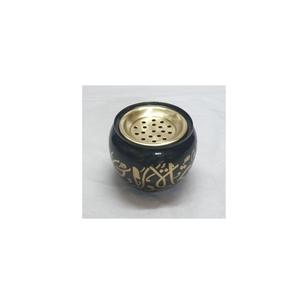 Brûleur d'encens arabe décoratif Brûleur d'encens de luxe en laiton de pièce maîtresse de table de style turc avec croissant - Product Image 1