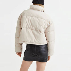 Nouvelle Veste Bomber Hiver Respirante en Coton Tricoté avec Fermeture Éclair et Lettres pour Femme, Personnalisable OEM, Séchage Rapide – Grande Vente - Product Image 6