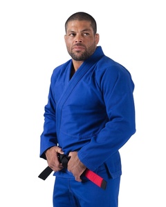 Kimono de Jiu Jitsu Brasileño de Algodón 100% Preencogido y Elástico, con Parches Bordados Personalizados y Logotipo Personalizado, Gran Venta - Product Image 2