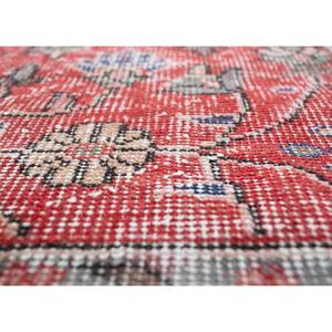 Alfombra de Lana Anudada a Mano Vintage Pae-2043, Grande, con Diseño Floral Rojo y Naranja, para Sala de Estar, Pasillo, Dormitorio de Adolescentes, Rectangular - Product Image 3