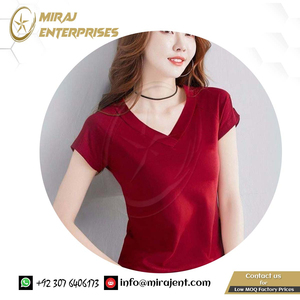 <b>Slim</b> V-neck Half-Sleeve Shirt Ins Fashion Short-Sleeved T-shirt Women Summer New <b>Slim</b> Style in Korean Version All-match - Product Image 4