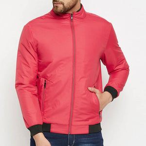 Veste Streetwear Pour Hommes Varsity Jacket Avec Ourlet Côtelé Et Col Broderie Personnalisée Bomber Style Fermeture Avant à Bouton Pression Coupe Moderne - Product Image 1