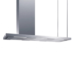 Made in Italy Steel Island Hood ELEA ISOLA High Quality Range Hood LED Light Chimney <b>Kitchen</b> Exhaust Cooking 146x60cm - Product Image 1