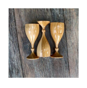 Verre à vin en bois d'excellente qualité Meilleur prix Verres en bois élégants Meilleure vente Verre court en bois - Product Image 2