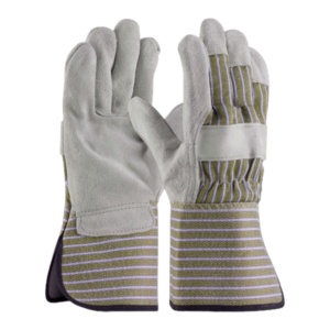 ถุงมือนิรภัยหนังวัวแบบแยกป้องกันมือทนทานงานก่อสร้างสำหรับงานหนัก - Product Image 4