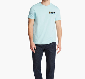 Camiseta de manga corta para hombre, Camiseta lisa de alta calidad, supersuave, en blanco, antiarrugas, lavable a máquina, disponible - Product Image 6