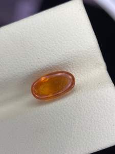 พลอยทับทิมแมนดารินธรรมชาติทรงรีตัดสำหรับทำเครื่องประดับ - Product Image 6