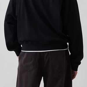 Sudadera Corta Premium para Mujer con Tela de Felpa Suave y Diseño de Hombros Caídos Cómodo para Compradores al por Mayor Precio de Fábrica 2026 - Product Image 6