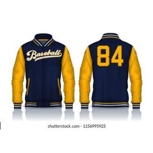 แจ็กเก็ตผู้ชายปักลายด้วยหนังกำมะหยี่แขนเสื้อแจ็คเก็ตเบสบอลใส่ได้ทุกเพศโลโก้ตามสั่ง - Product Image 2