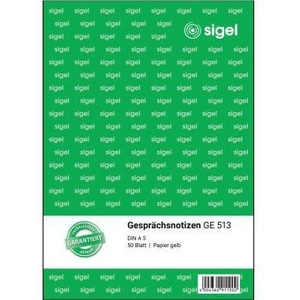Papel Autocopiativo SIGEL-DIN A5 Sin Carbón 50 Hojas - Product Image 1
