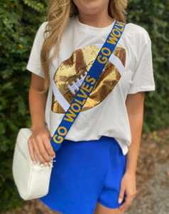 กระเป๋าผ้าฝ้ายที่ได้รับแรงบันดาลใจจากกีตาร์ลูกปัดเมล็ดพันธุ์ที่สวยงามพร้อมสายคล้องโทรศัพท์มือถือในตัว - Product Image 1