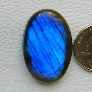 Naturale Labradorite Cabochon gemma di forma ovale Labradorite ciondolo di pietre preziose gioielli che fanno oggetto all'ingrosso fornitore di pietra di luna