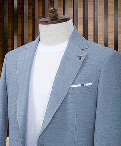 65% Polyester 35% Viscose Hommes Sport Costume Moderne Slim Fit Casual Costume D'affaires pour Bureau Voyage et Usage Quotidien - Product Image 2