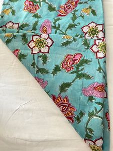 ชุดเดรสผ้าฝ้ายสำหรับเด็กทำมือสไตล์อินเดียสำหรับงานประดิษฐ์ดอกไม้บล็อกหลวมศิลปะสไตล์สวิงวิ่งชนเผ่า - Product Image 3