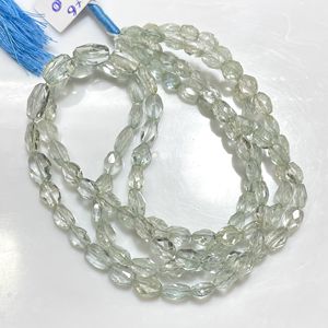 Cuentas de piedras preciosas azules naturales con forma de pepita facetada de Aguamarina para la fabricación de joyas - Product Image 4