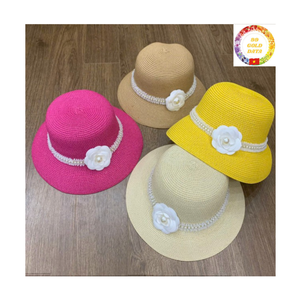 หมวกฟางทรงปานามาทำด้วยมือหมวกสานทรงปีกกว้างหมวกชายหาดสำหรับผู้ชายและผู้หญิงหมวกแฟชั่นกันแดด - Product Image 6