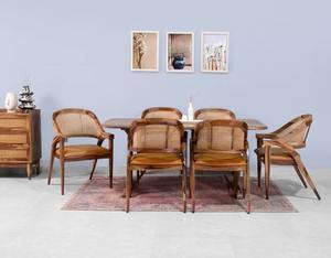 Meubles de restaurant, café, fast-food, bar, style moderne, en bois, empilables, tables et chaises de bistrot vintage. - Product Image 3