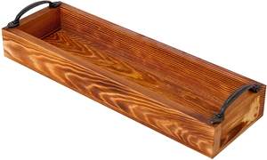 Juego de 3 bandejas cuadradas de madera natural 100% ecológicas Diseño personalizable - Product Image 4