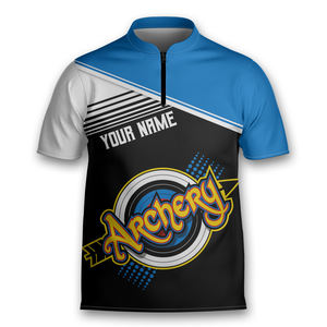 Venta superior Camisas de Tiro con Arco personalizadas Rendimiento Estirable Ligero Equipo Jersey Transpirable Secado rápido Tiro reversible para - Product Image 4